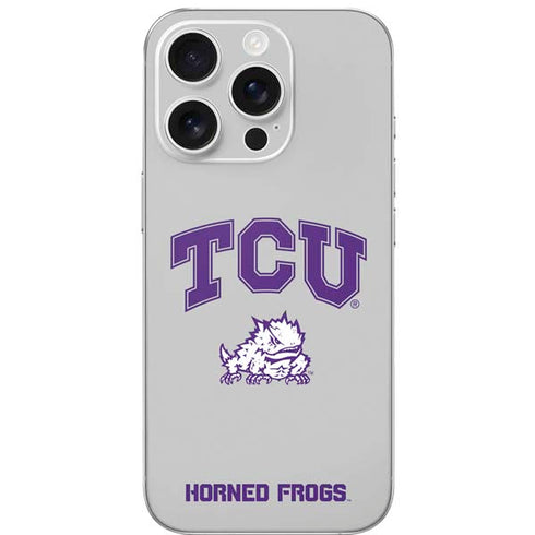 Texas Christian University Horned Frogs Logo Print iPhone 16 Pro Skin